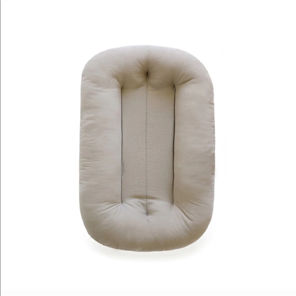 Snuggle Me Organic 👶🏼 Infant Lounger BIRCH Like New ✨